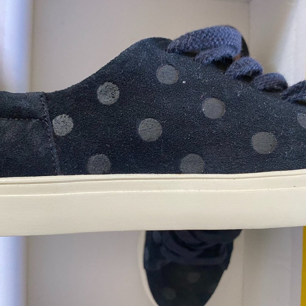 Joules Solena Luxe Navy Dot Shoe US Size 5